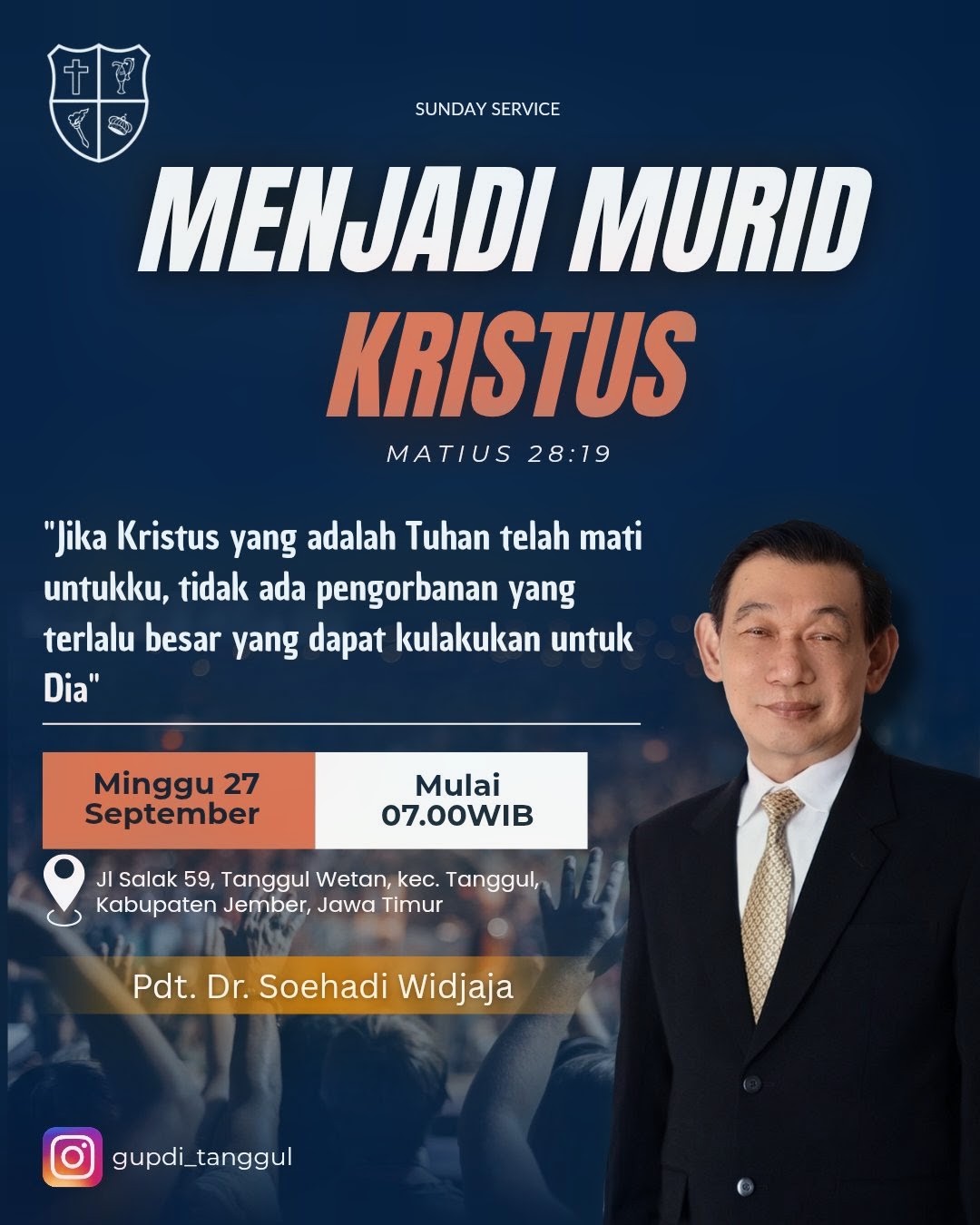 Pdt Soehadi Widjaja M. Th